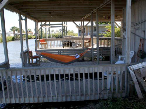 Hammock on Shaded Deck