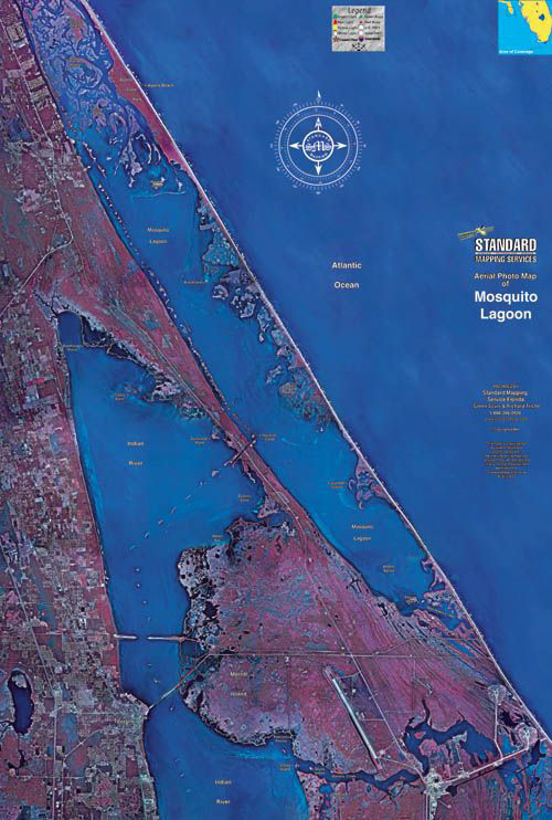 Top Spot - Mosquito Lagoon Area Fishing and Recreation Map #N219